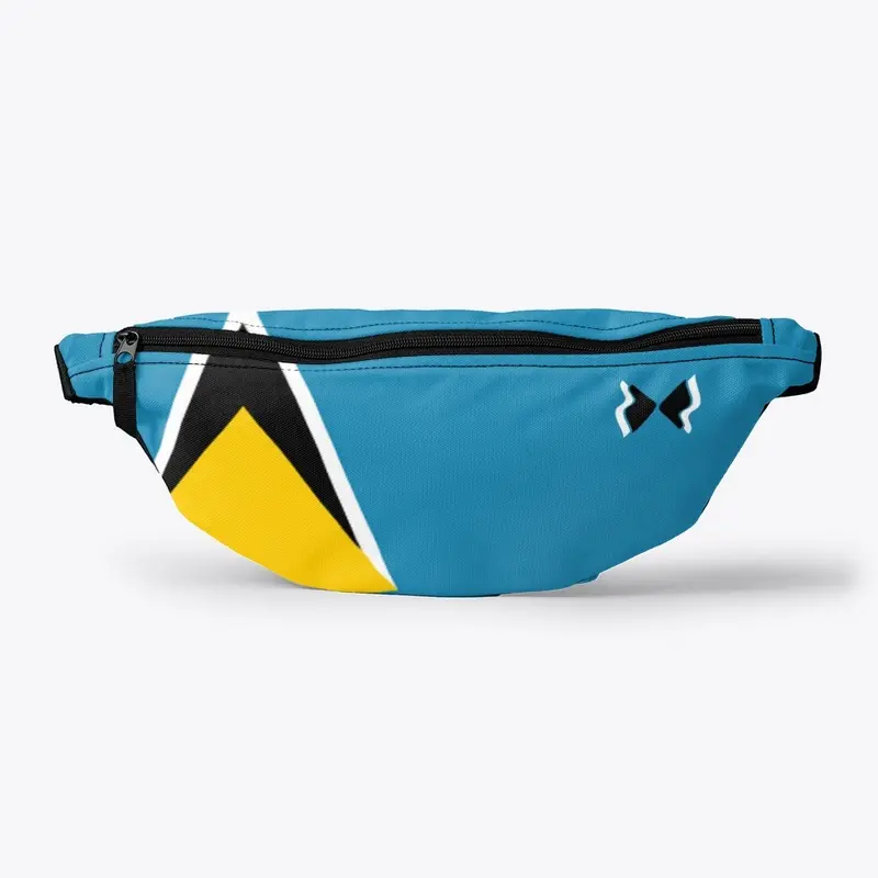 Twist St Lucia Flag Fanny Pack